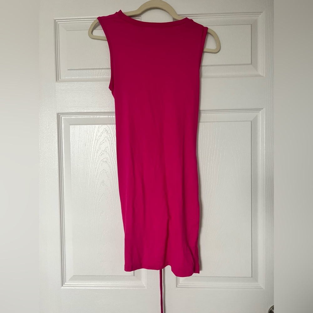 Pink Drawstring Dress - Picture 4 of 4